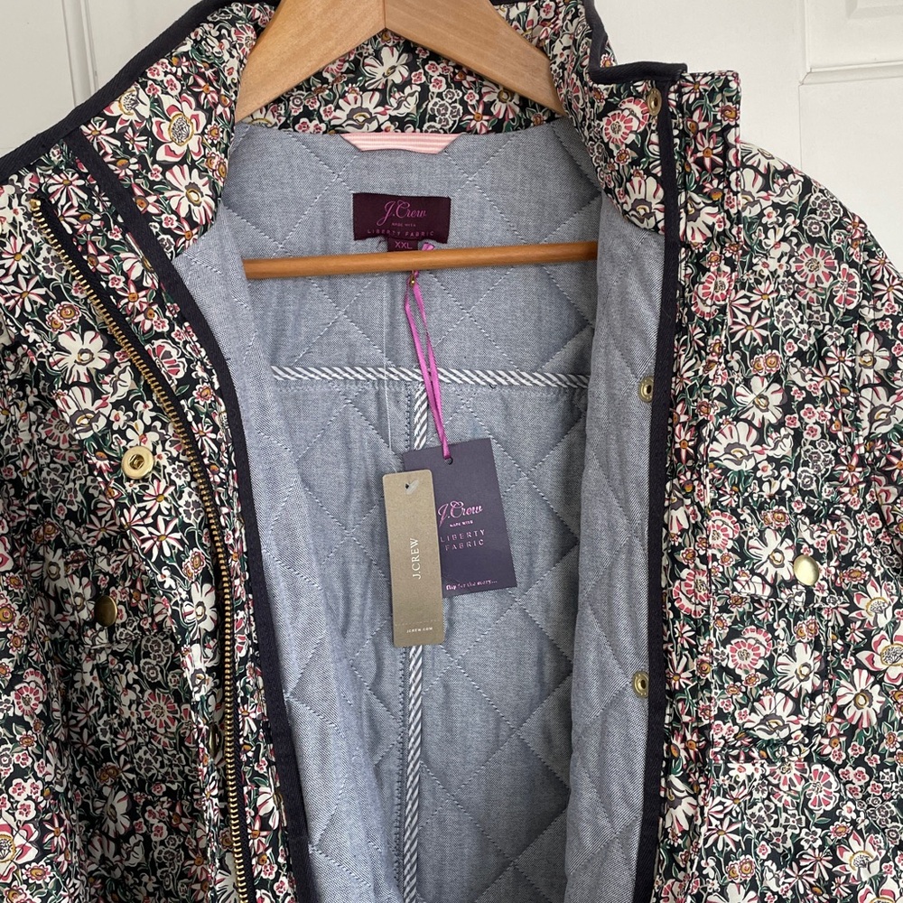 J. Crew Liberty of London Quilted Downtown Field Jacket - Picture 11 of 11